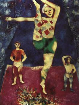 Marc Chagall : The Three Acrobats